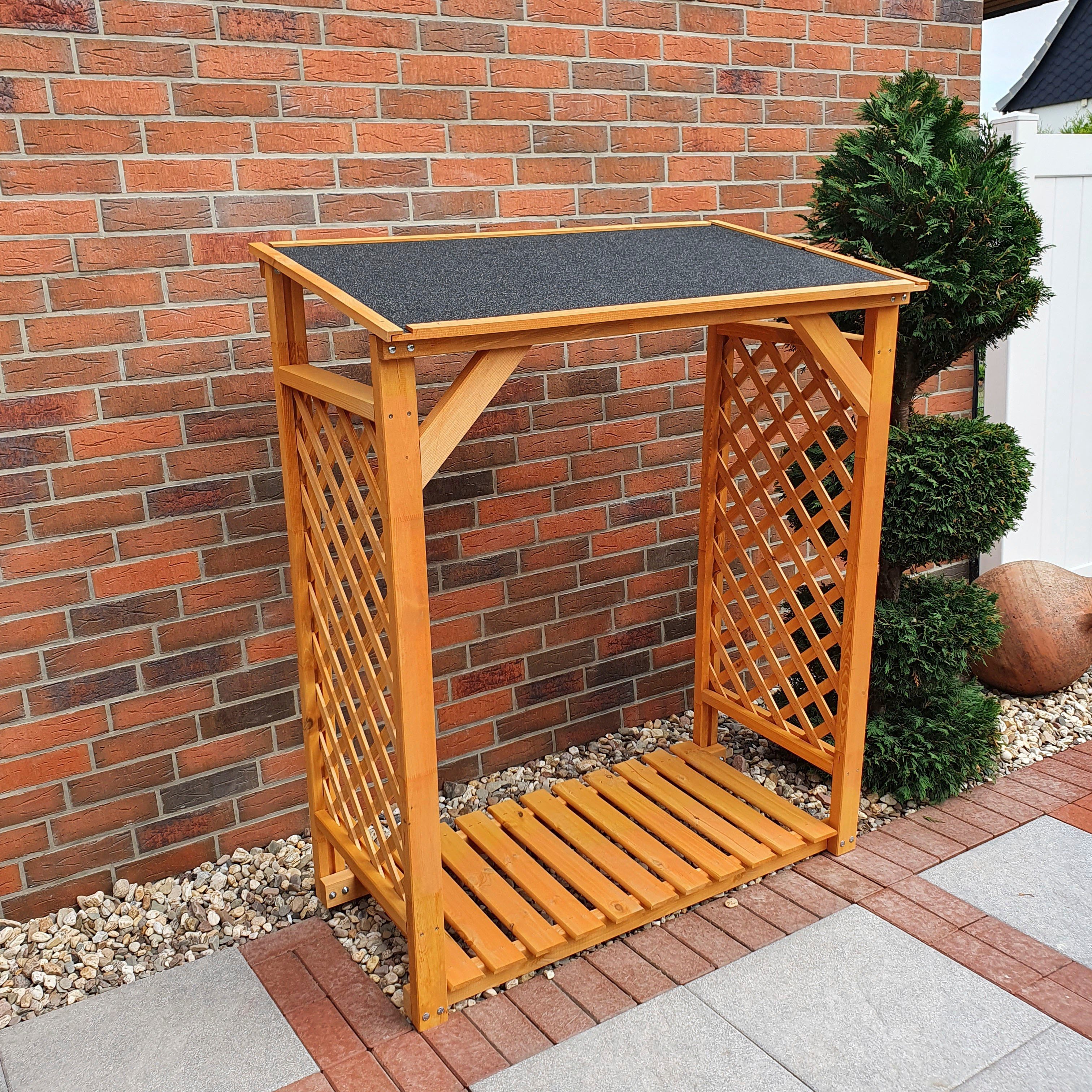 promadino Kaminholzregal Speyer, BxTxH:119,5x68x148 cm