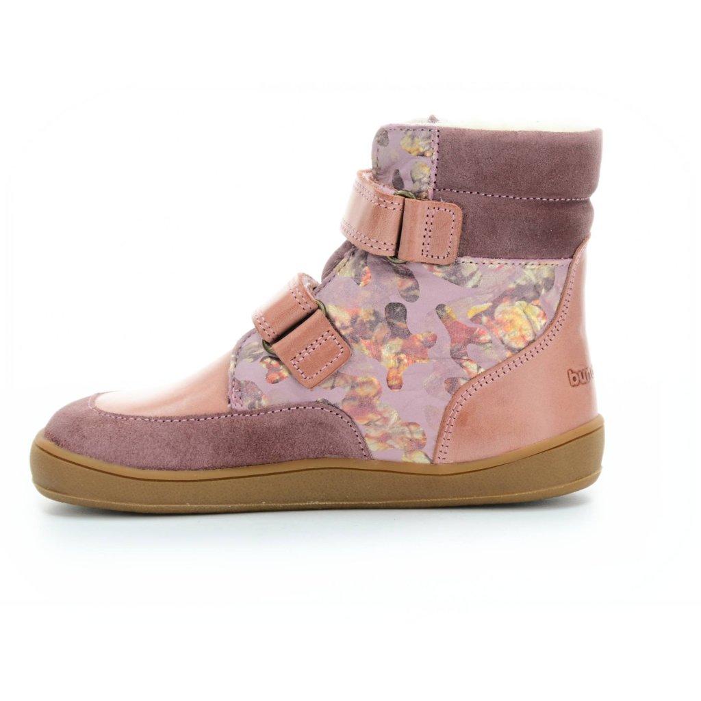 Bundgaard Basil Strap II Tex Rose Mili rosa Barfuß-Stiefeletten