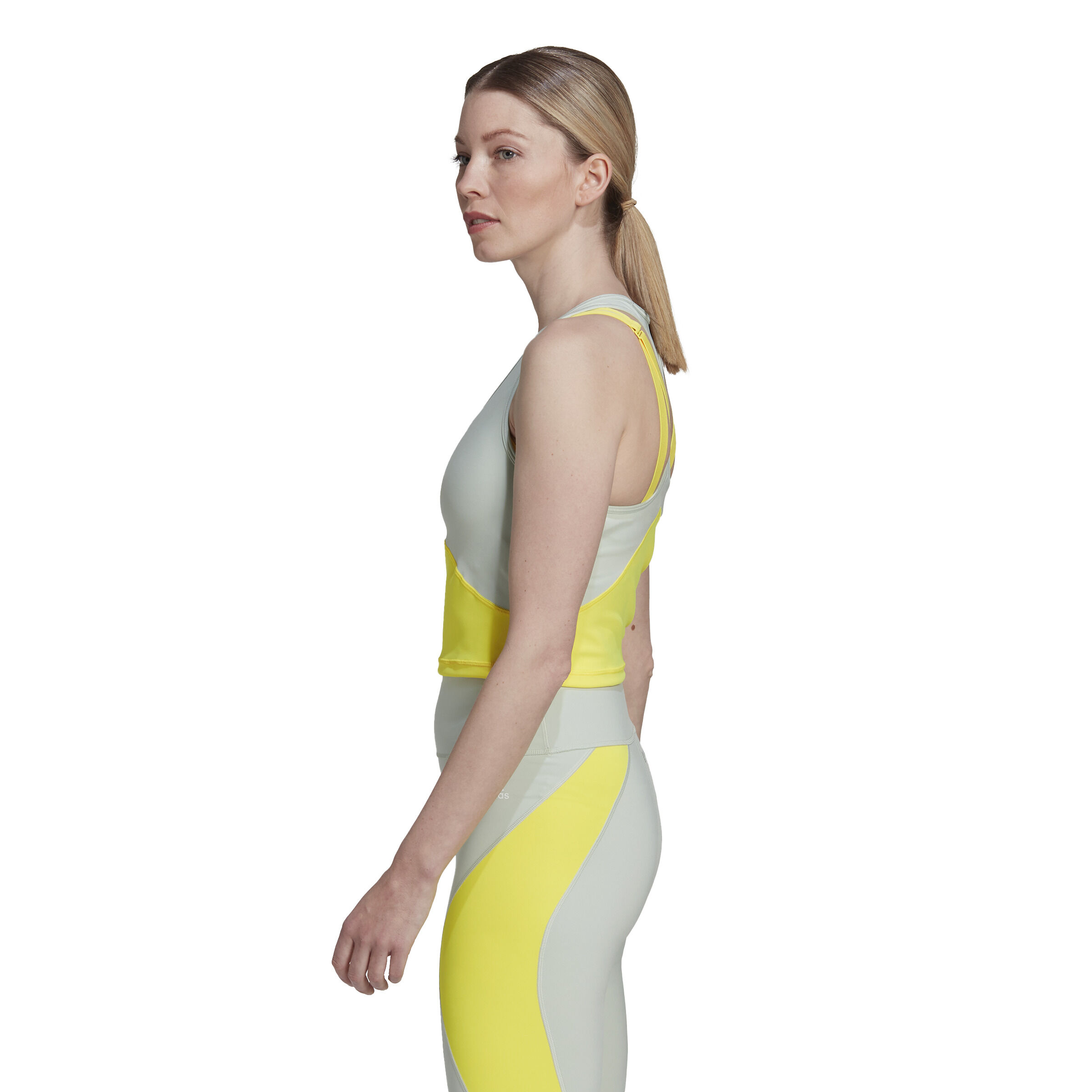 High Intensity Cropped Tank-Top Damen - Grün
