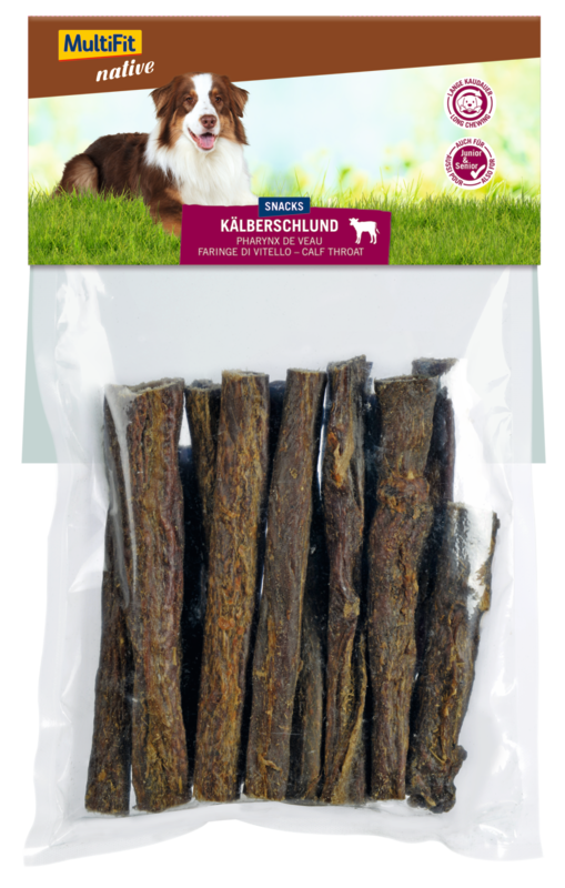 MultiFit Snacks MultiFit native Kälberschlund 200g