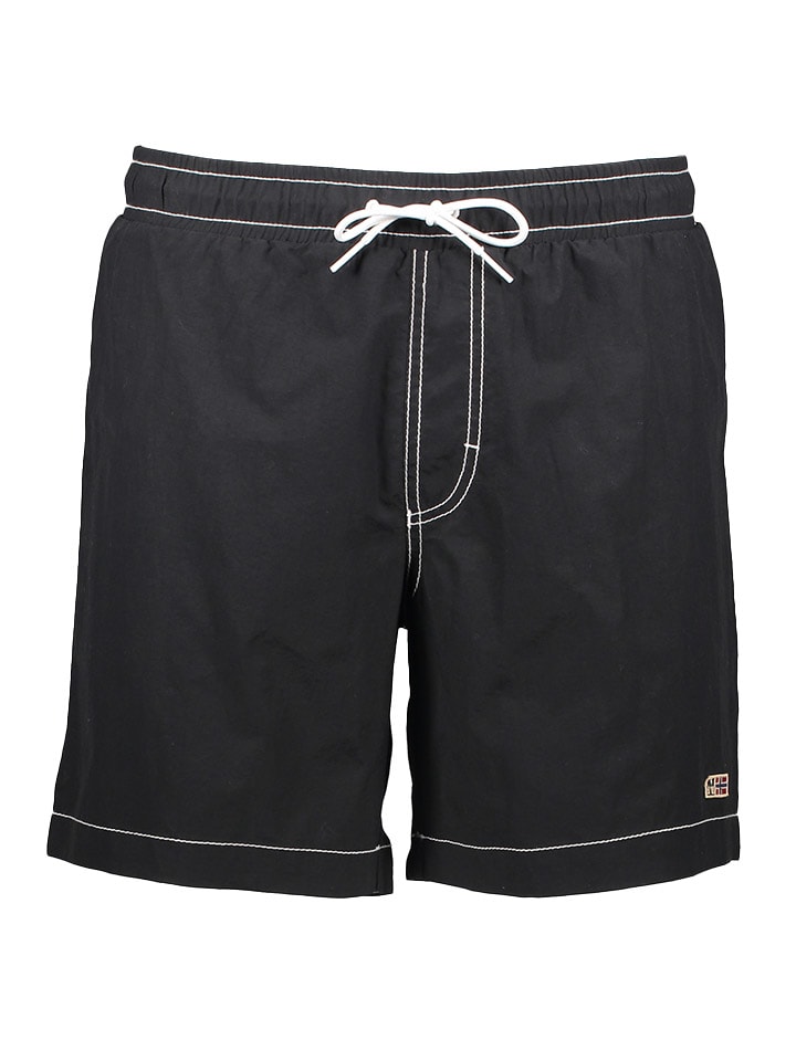 Napapijri Badeshorts in Schwarz günstig kaufen