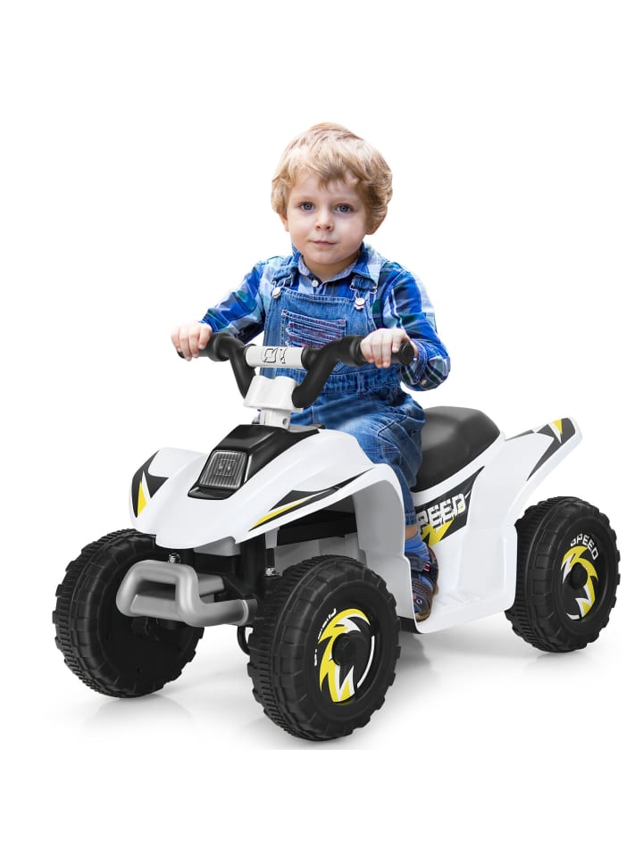 COSTWAY 6V Elektro Quad ab 3 Jahren in Weiß günstig kaufen 40 cm