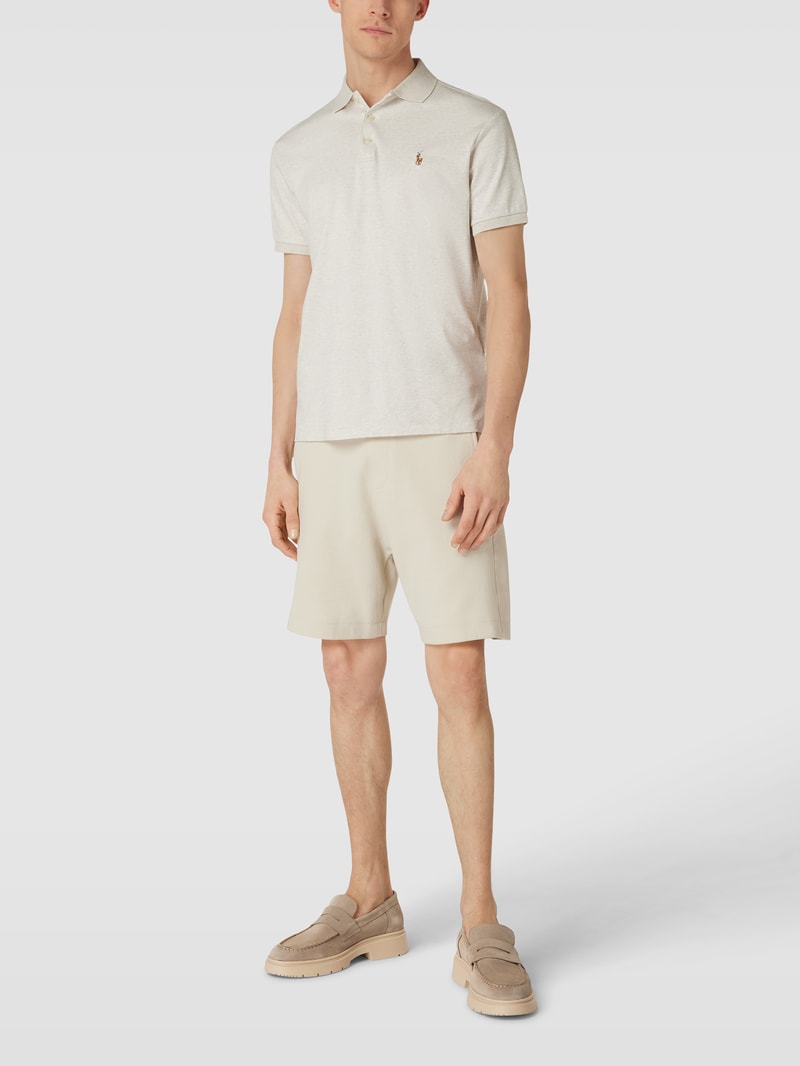 Loafer mit Ziernähten Modell 'Lars' in taupe