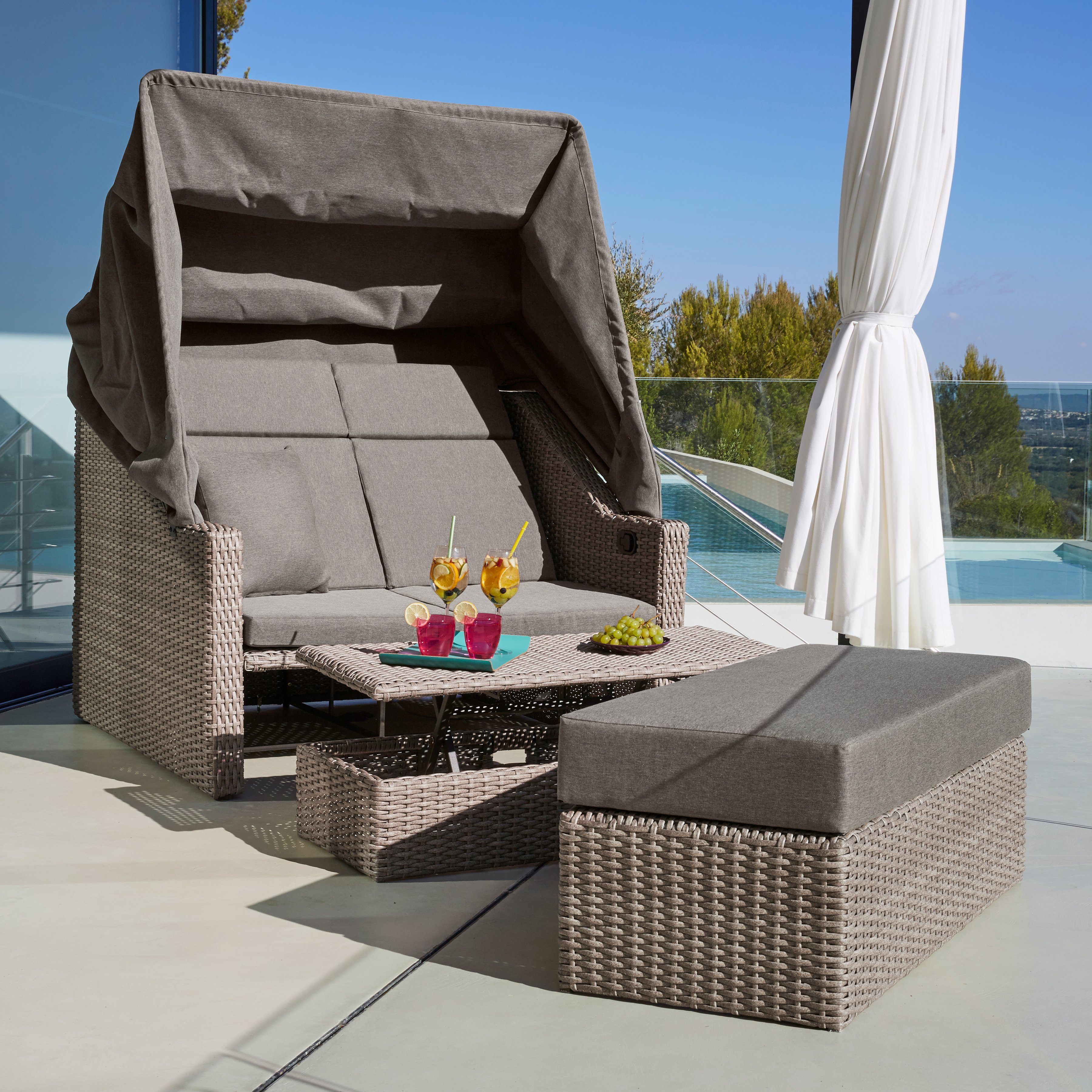 MERXX Loungesofa Rimini, braun