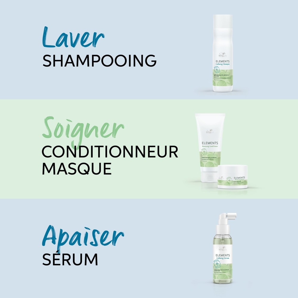 Wella Sérum Calming  Elements Sérum hydratant pour cuir chevelu sec ou délicat