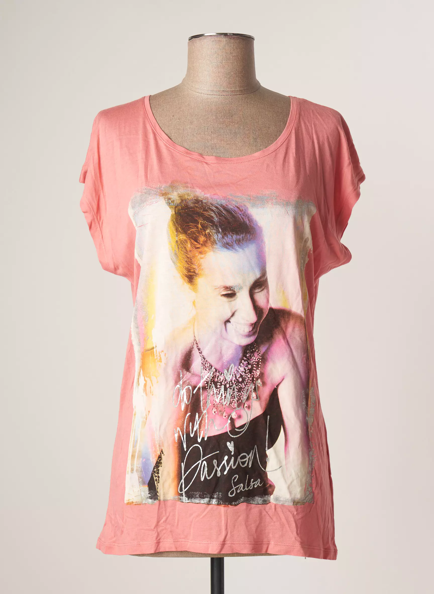 Salsa Tshirts Femme couleur rose