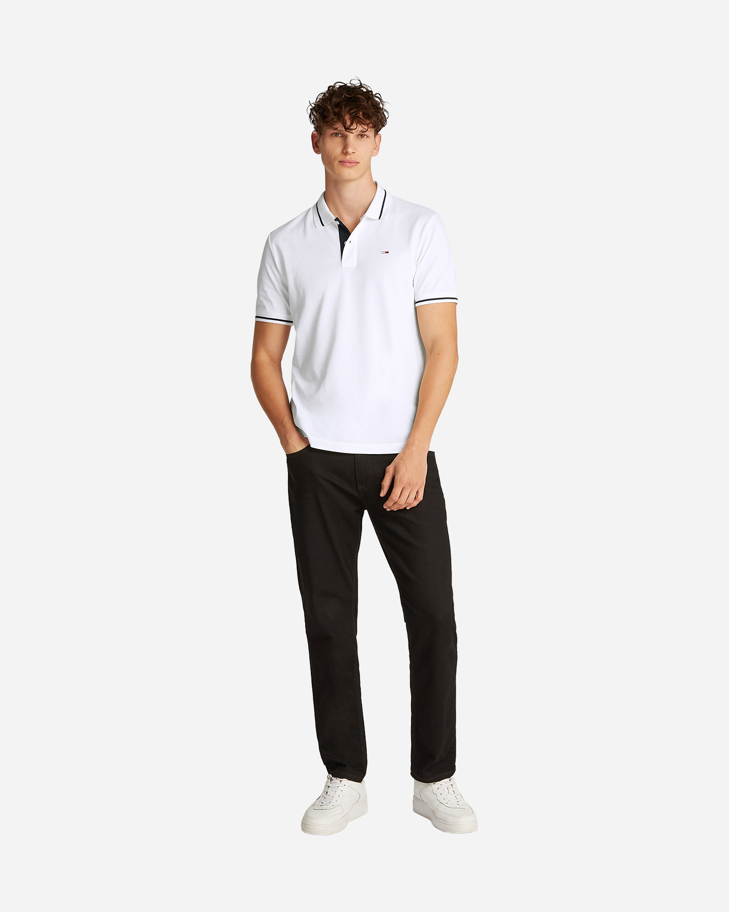 Polokošeľa Tommy Hilfiger M DM0DM20745-YBL