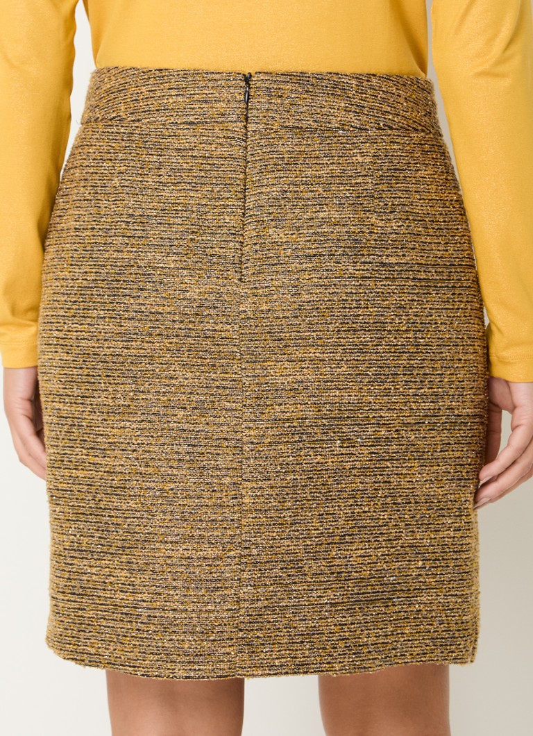 Jupe Claudia Sträter Mini-jupe ornée de boutons décoratifs et de lurex