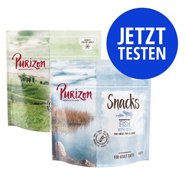 Probierpaket Purizon Katzensnack 2 x 40 g