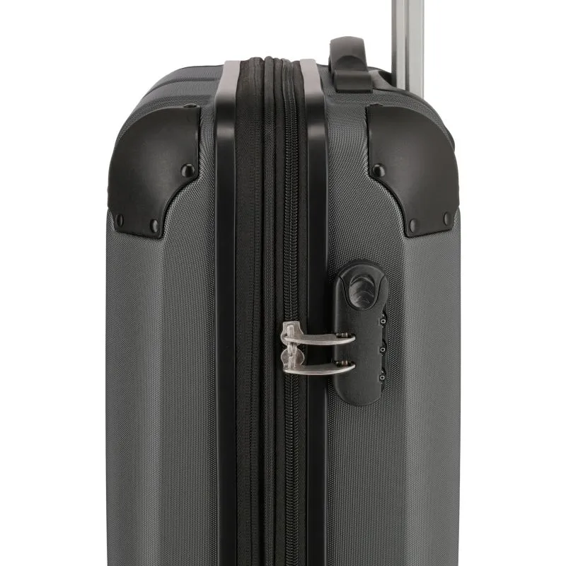 Travelite CITY Trolley S (55cm) mit 4 Rollen (erweiterbar) - Anthrazit