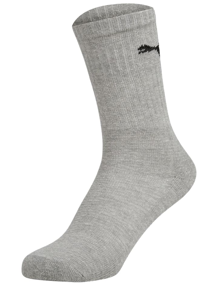 Puma Socken PUMA JUNIOR CREW SOCK 7 P ECOM in 882 - grey/white/black günstig kaufen