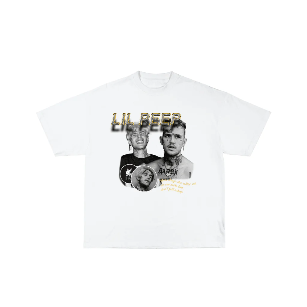 LIL PEEP WHITE T-SHIRT