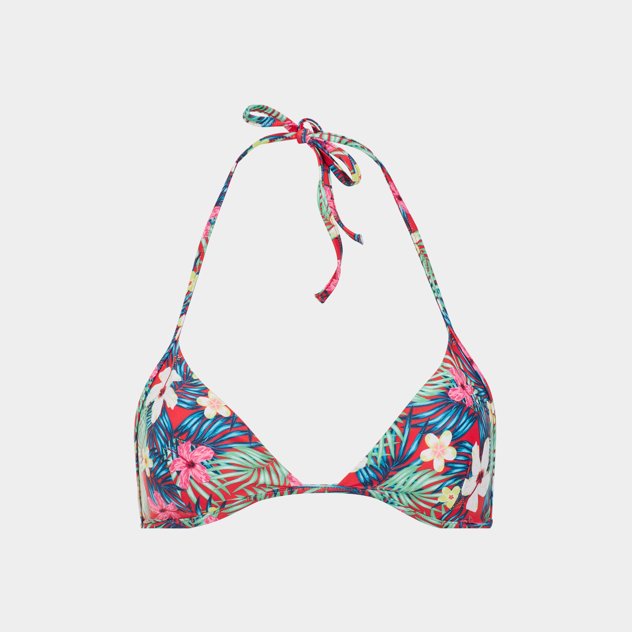 Haut de maillot de bain réversible rouge femme | La Halle