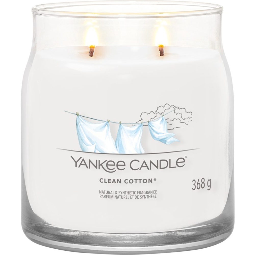 Yankee Candle Bougies parfumées Clean Cotton Bougie
