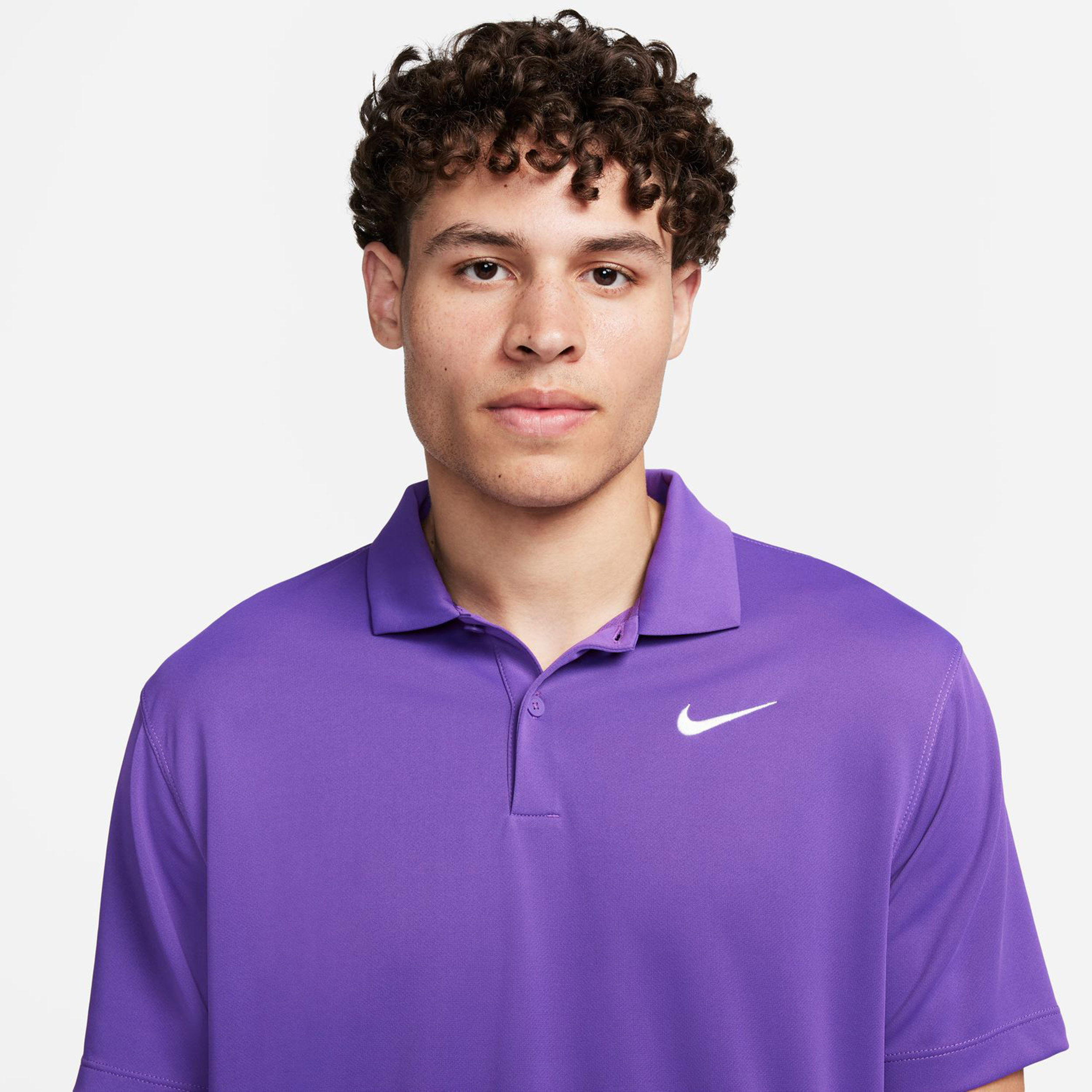 Dri-Fit Court Solid Polo Herren - Lila