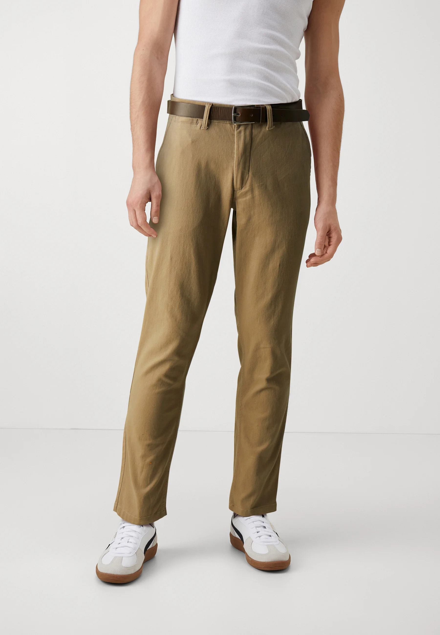 Jack & Jones PREMIUM JPSTMARCO JJDAVE CON CINTURÓN - Chino
