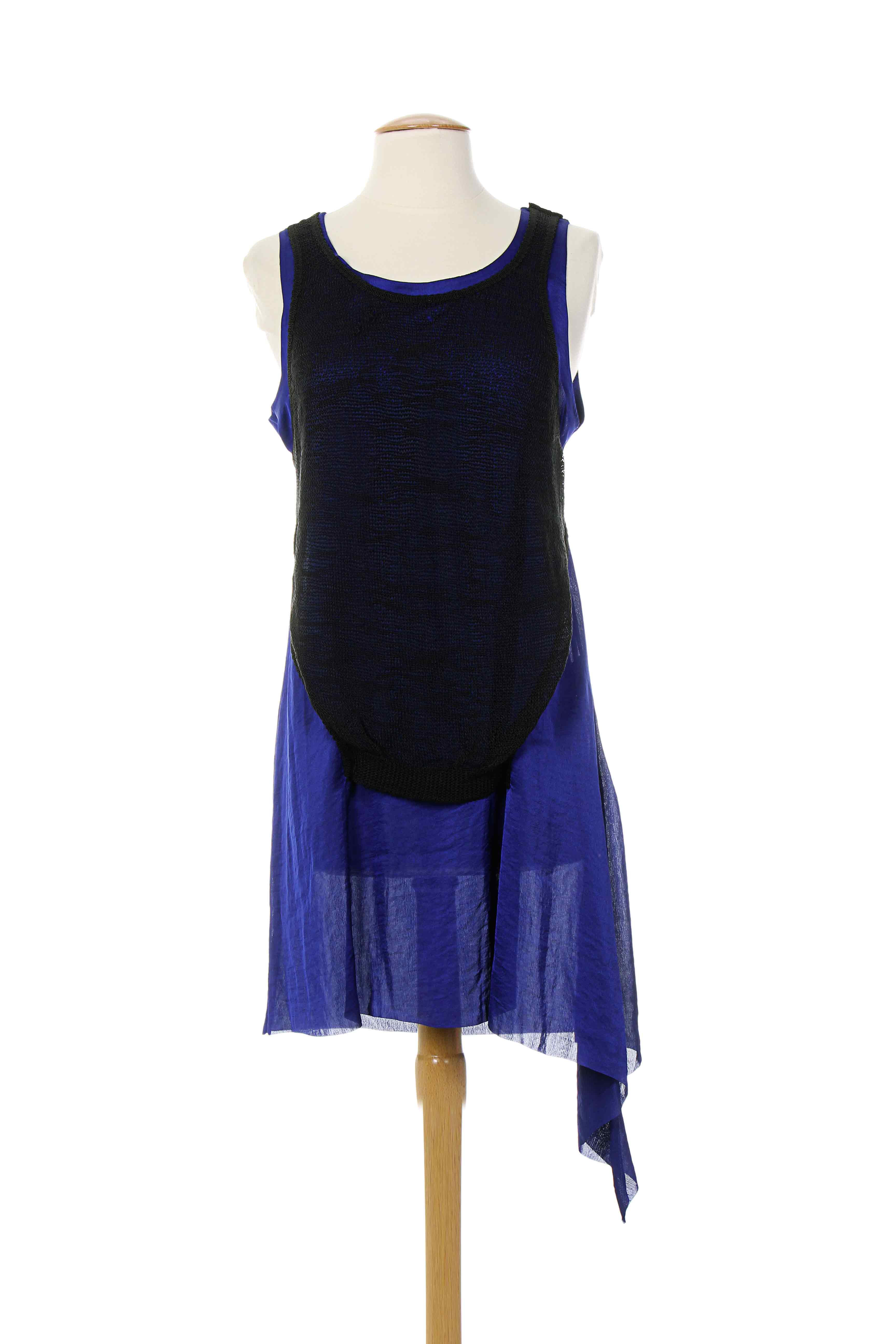 Almalibre Tuniquesansmanche Femme couleur bleu