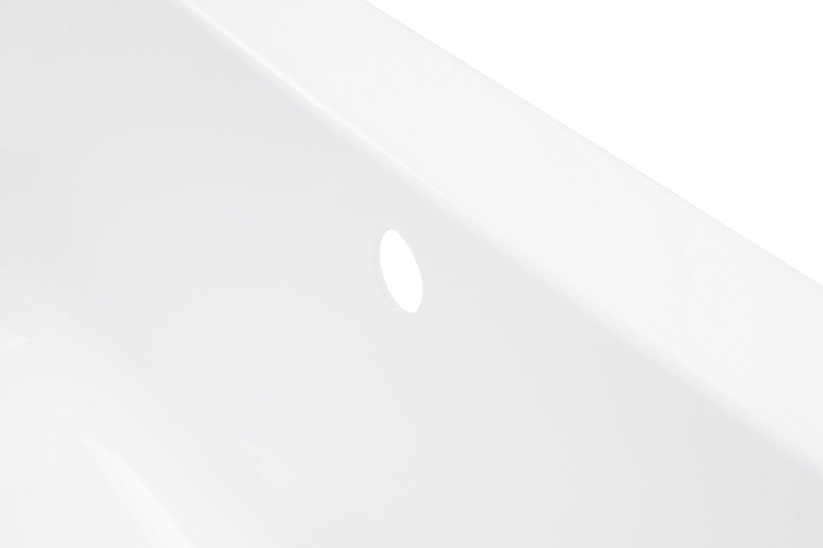Calmwaters Badewanne Modern Curved, (1-tlg), Weiß, 180 x 80 cm, Acryl, Duobadewanne für zwei Personen, 02SL3317