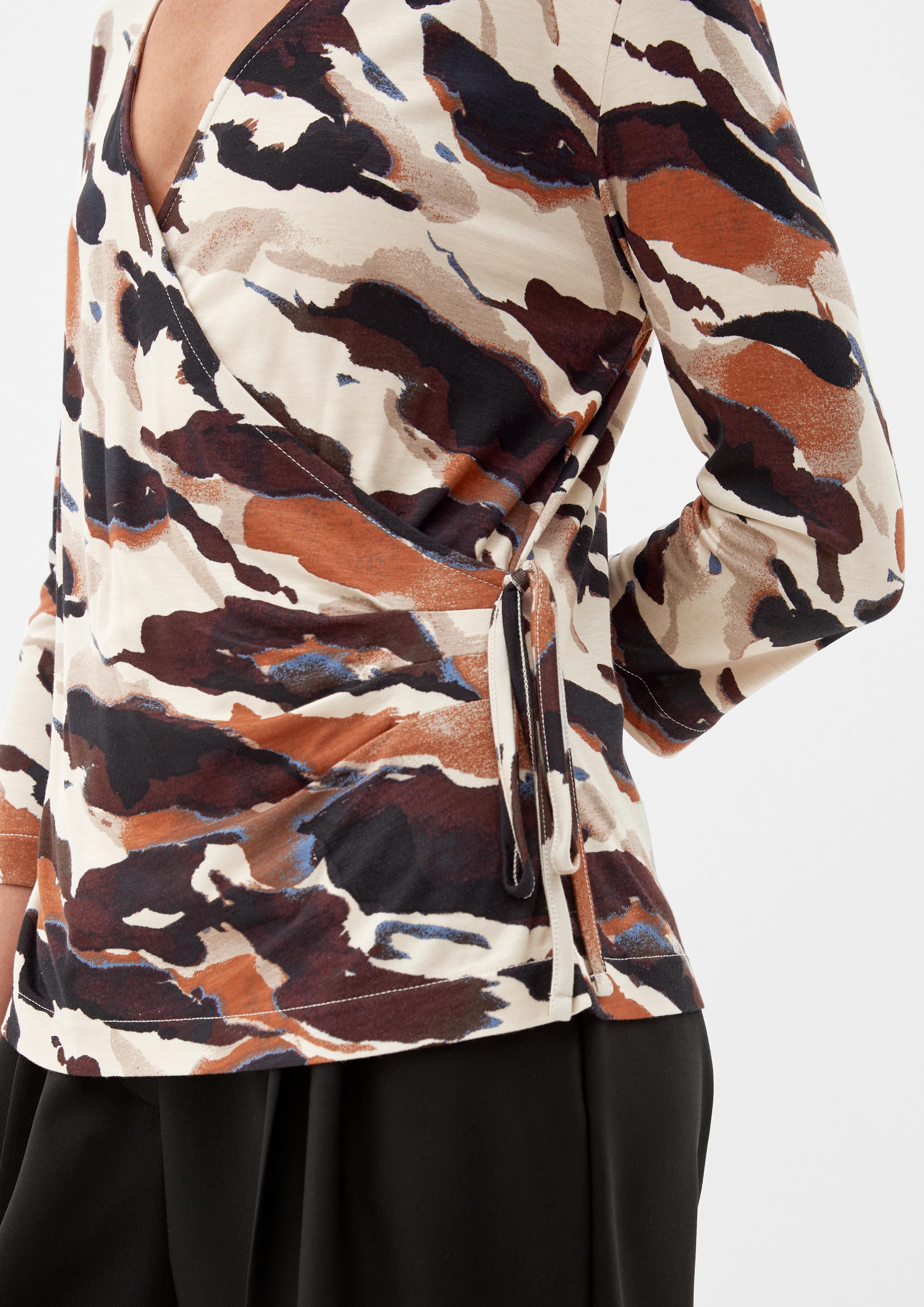 Wickelshirt aus Viskose  2126514-02A0