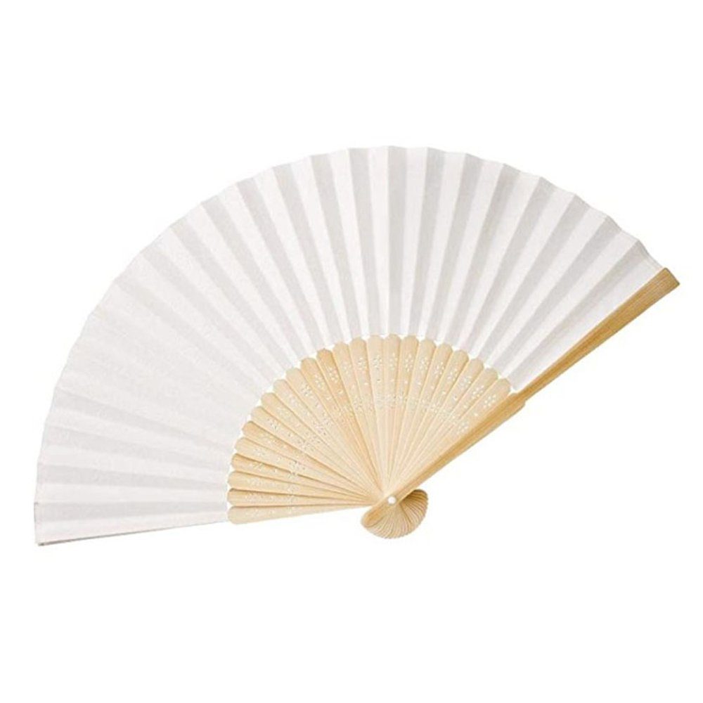 ZmdecQna Handfächer Faltfächer Papierfächer DIY und Wand Dekoration