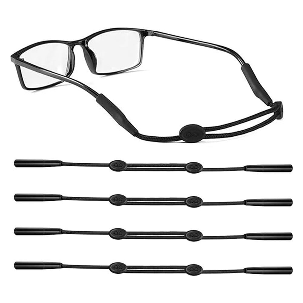 KOMIRO Brillenkette Verstellbarer Brillenhalter für Herren Damen Kinder No Tail 4 Stück