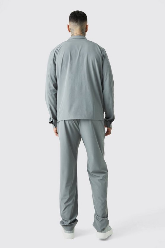 Tall Stretch Utility-Cargohose mit elastischem Bund