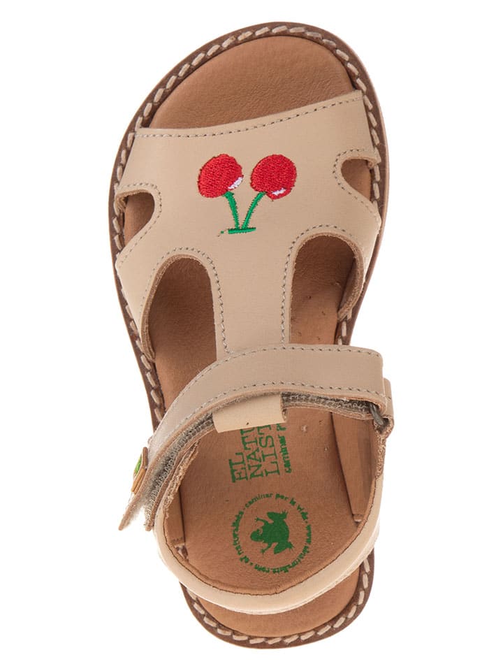 El Naturalista Leder-Sandalen in Rosa günstig kaufen