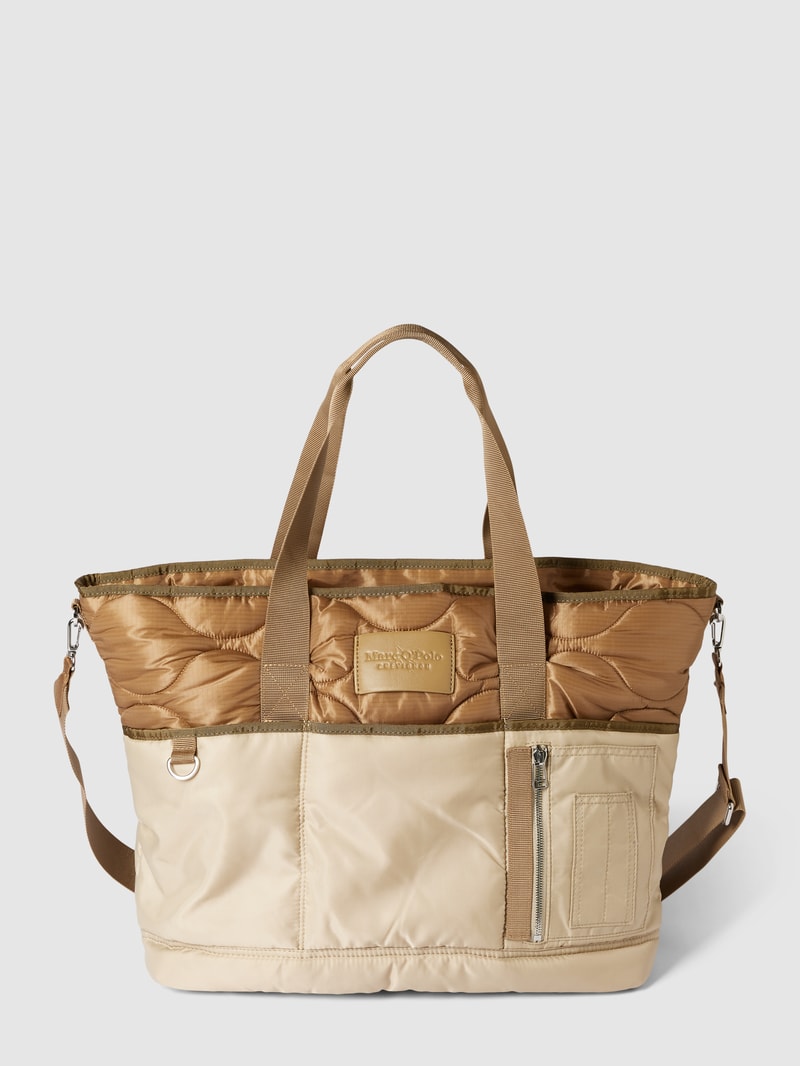 Shopper mit abnehmbarem Schulterriemen Modell 'CORA' in sand