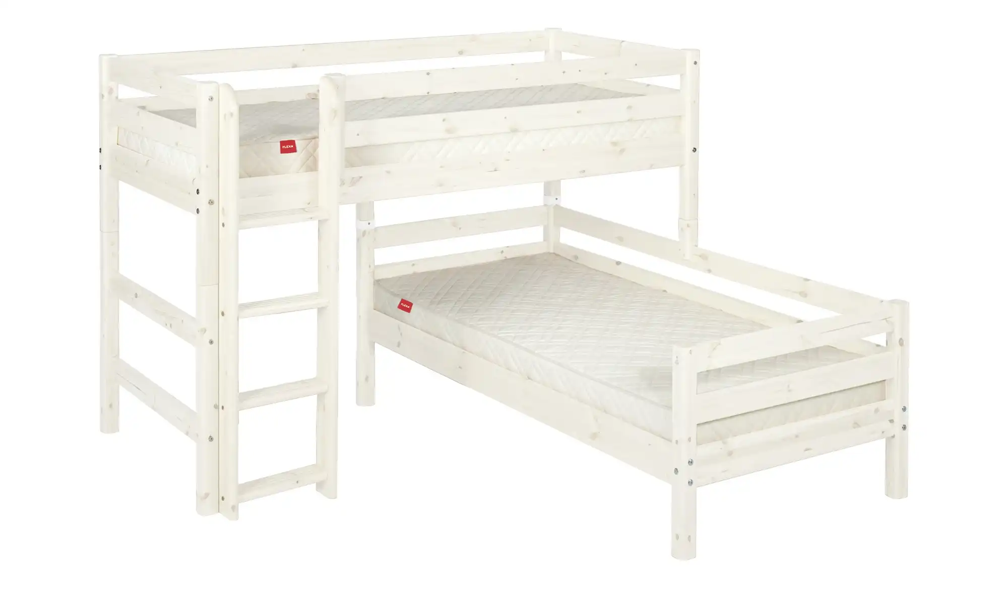 FLEXA Mittelhohes Kombibett mit Leiter Flexa Classic
