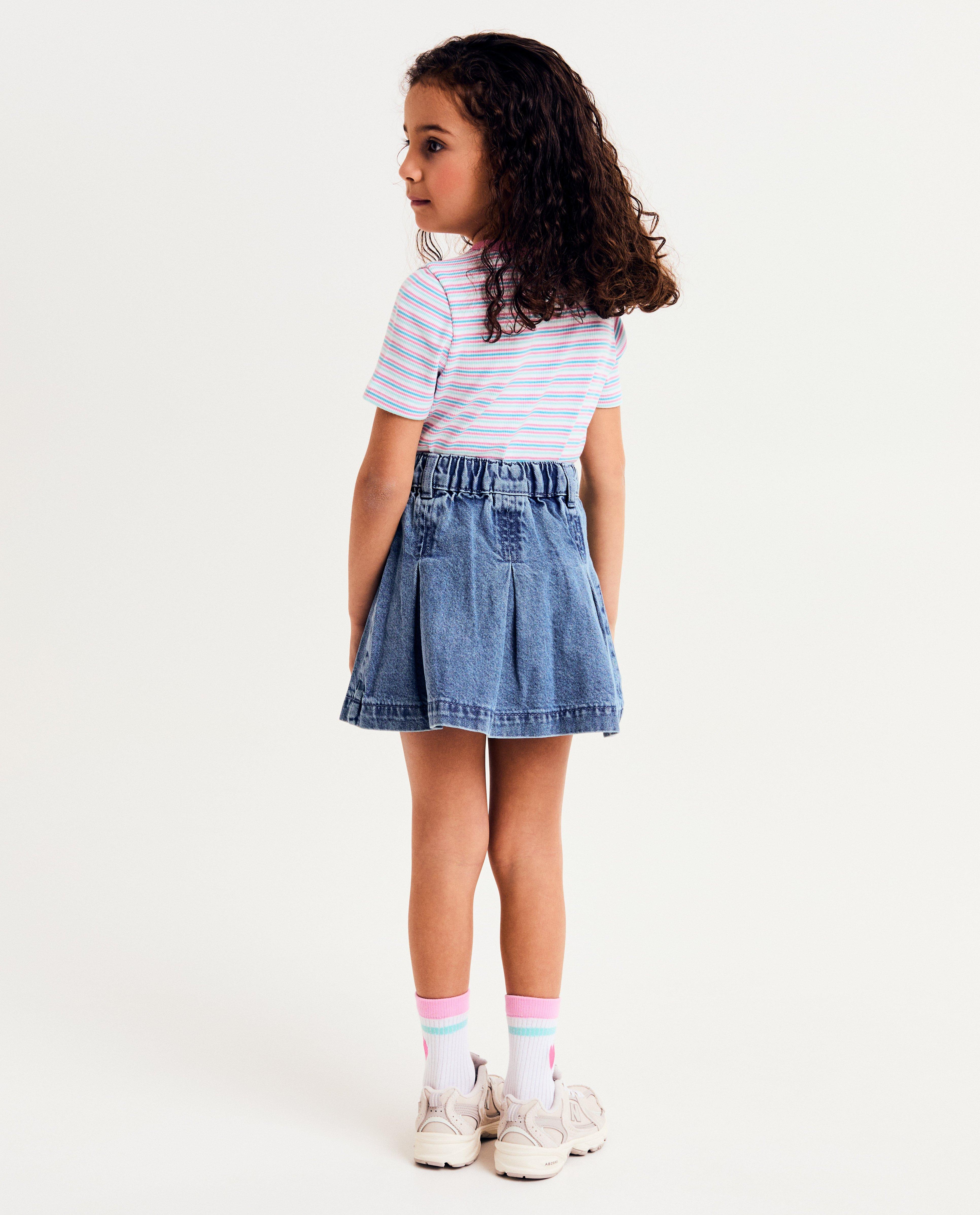 Tricou K3 cu dungi roz