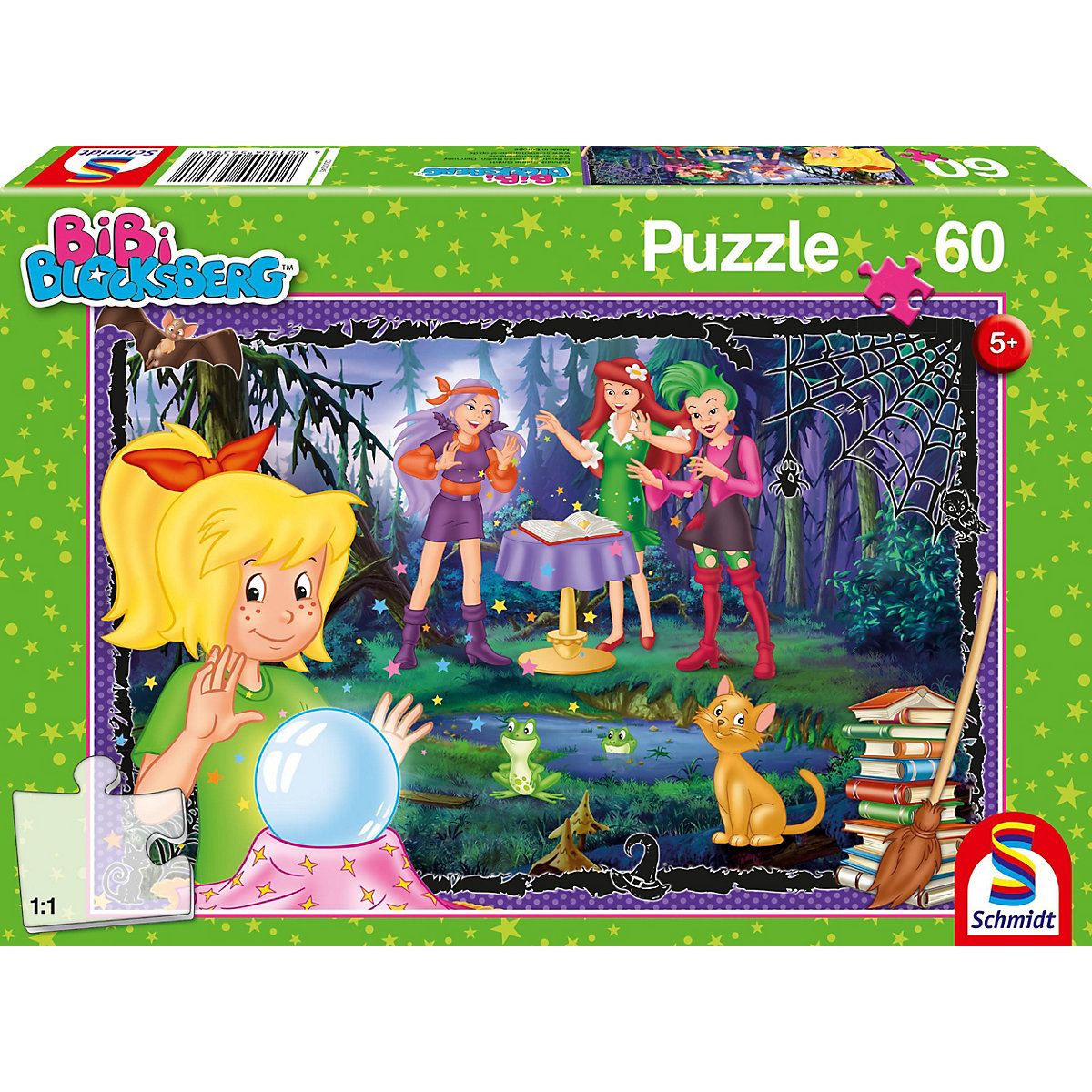 Puzzle Bibi Blocksberg Voll verhext!, 60 Teile