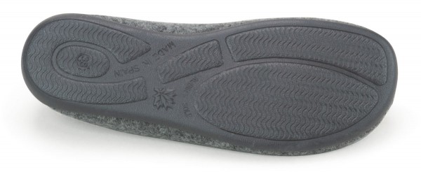 Gottstein ~ Wool Slip-On ~ Grey/Charcoal