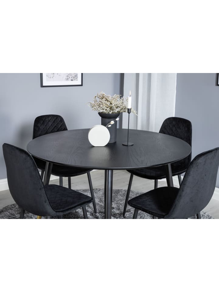 ebuy24 Essgruppe Dipp 12 Schwarz 115 x 115 cm günstig kaufen onesize