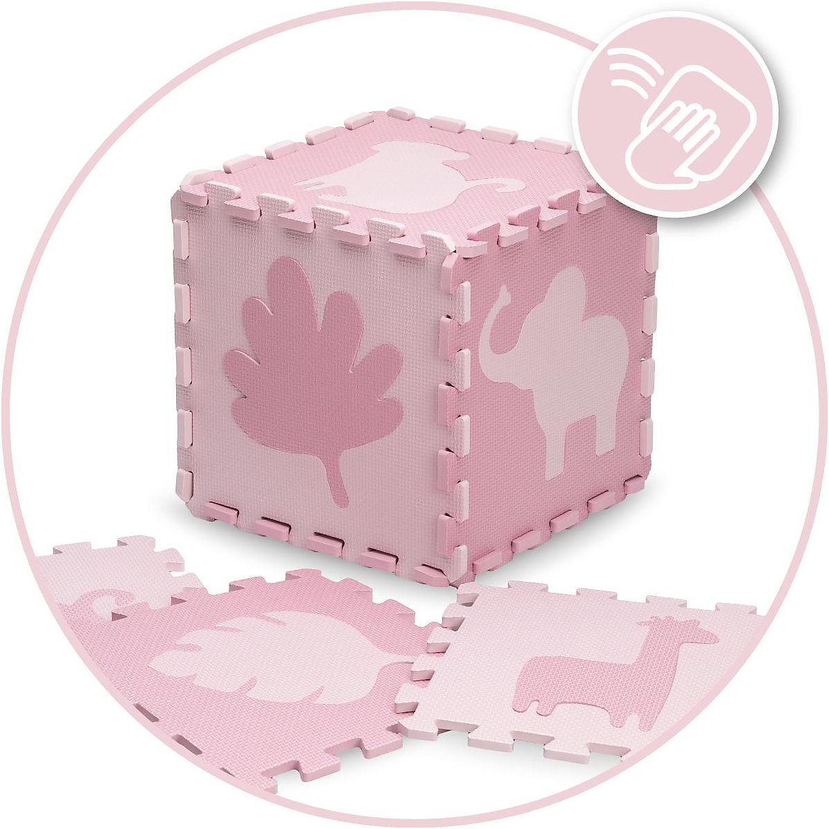 ZAWI Puzzlematte, pink