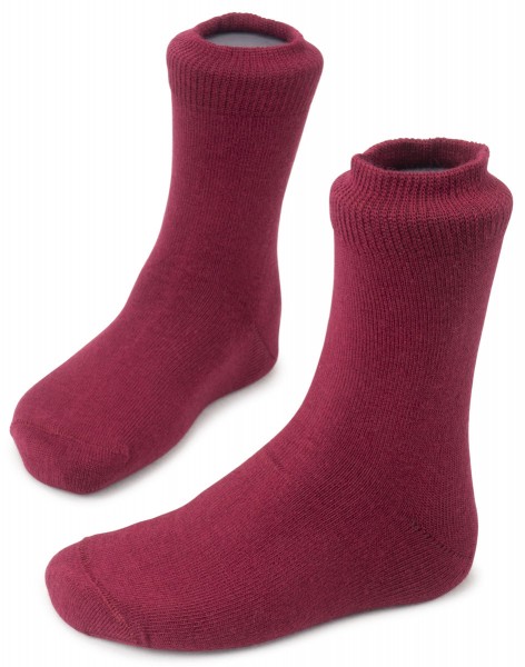Steven kids ~ Strümpfe Merinowolle ~ Burgundy
