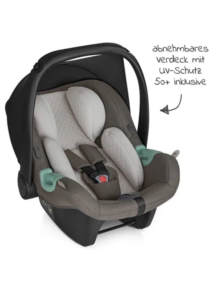 ABC-Design Babyschale Tulip inkl. Zusatzverdeck (Autositz Gruppe in beige,gruen günstig kaufen onesize