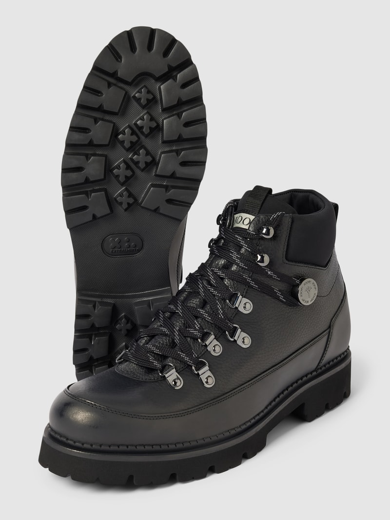 Boots mit Label-Detail Modell 'estate hektor' in schwarz