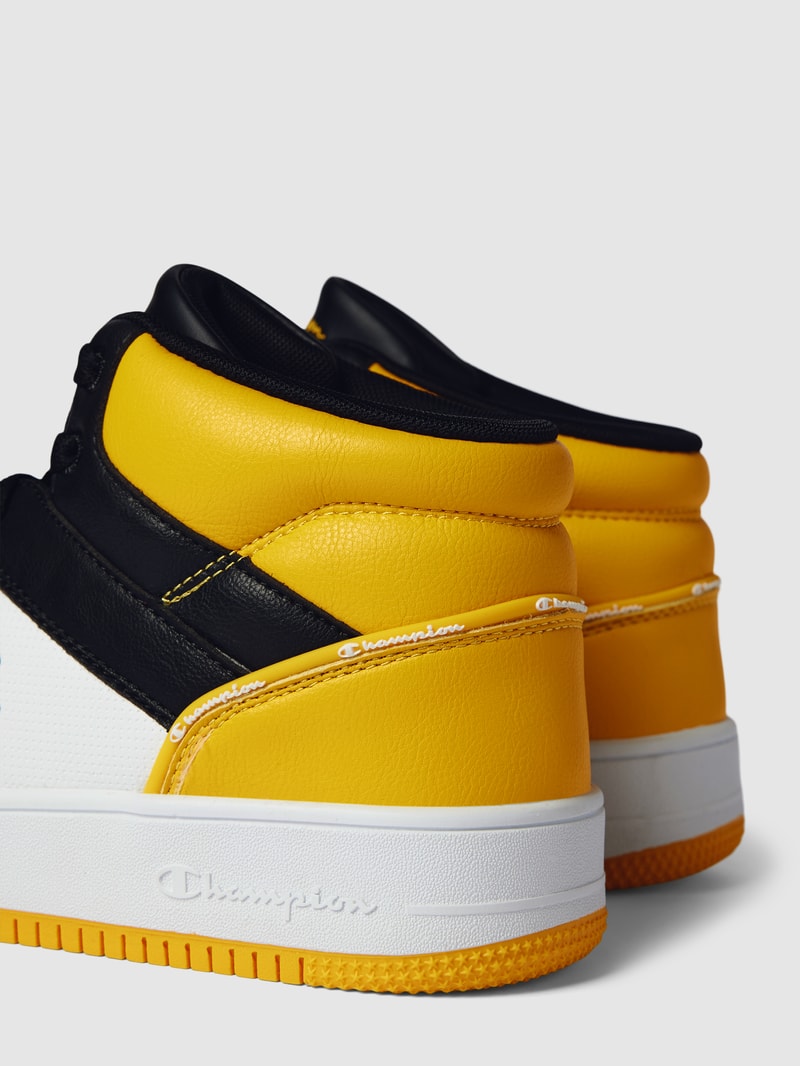 Sneaker mit Colour-Blocking-Design in gelb