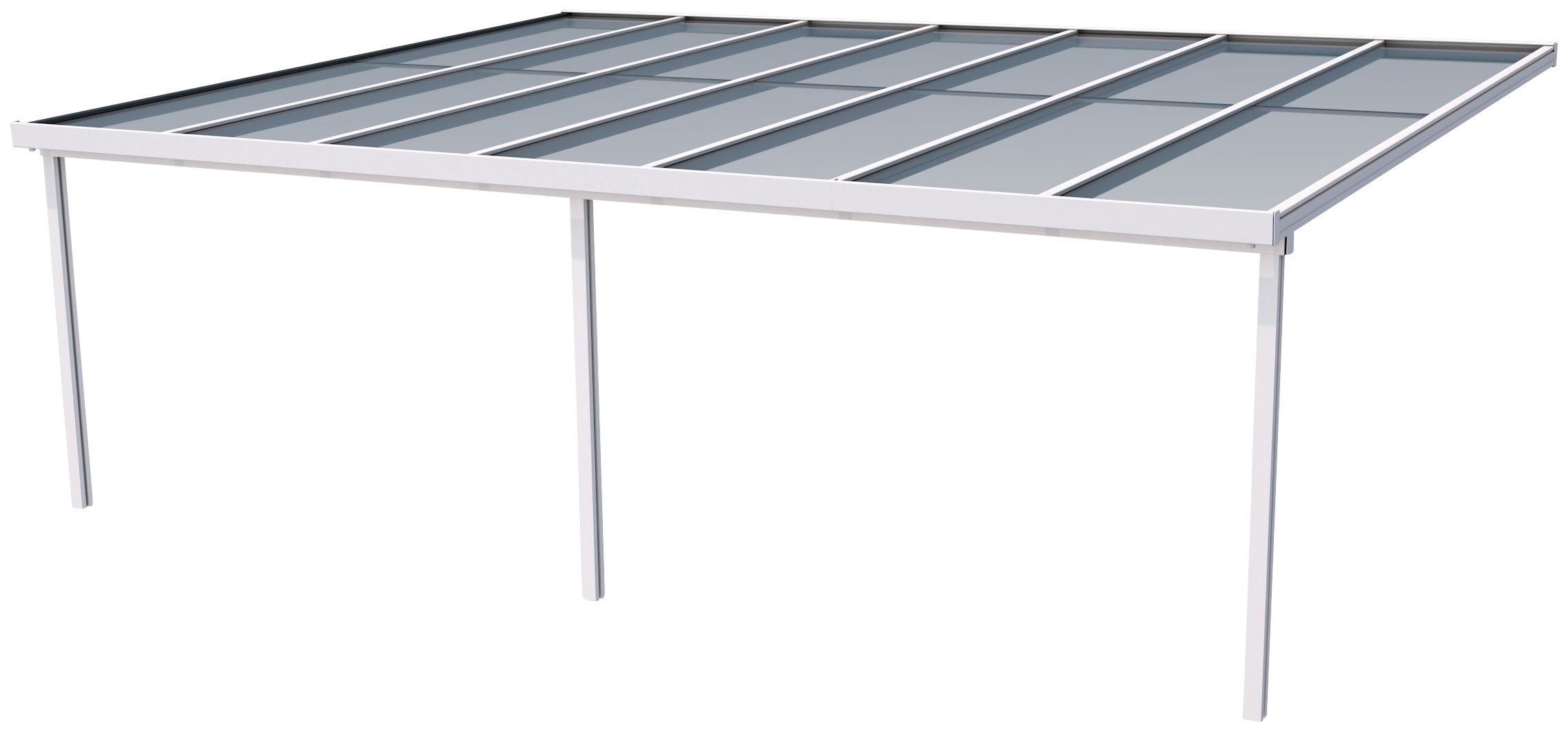 GUTTA Terrassendach Premium, BxT: 712x506 cm, Bedachung Dachplatten, BxT: 712x506 cm, Dach Acryl bronce