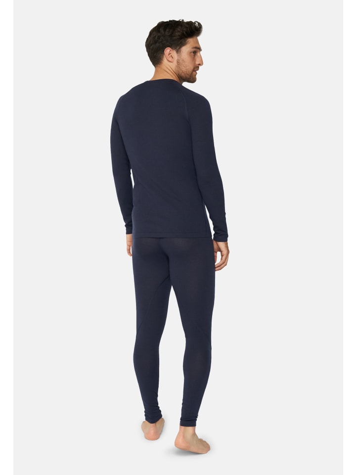 DANISH ENDURANCE Baselayer-Set Merino Baselayer in dark navy günstig kaufen