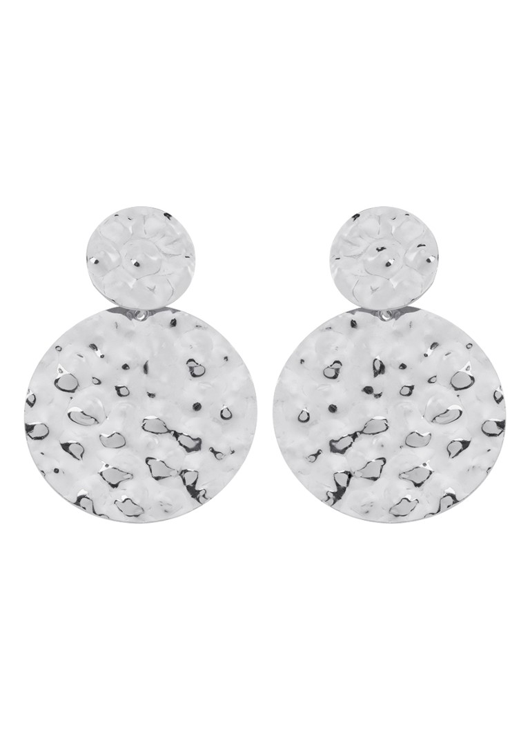 Casa Jewelry Double Bounce silver stud earrings