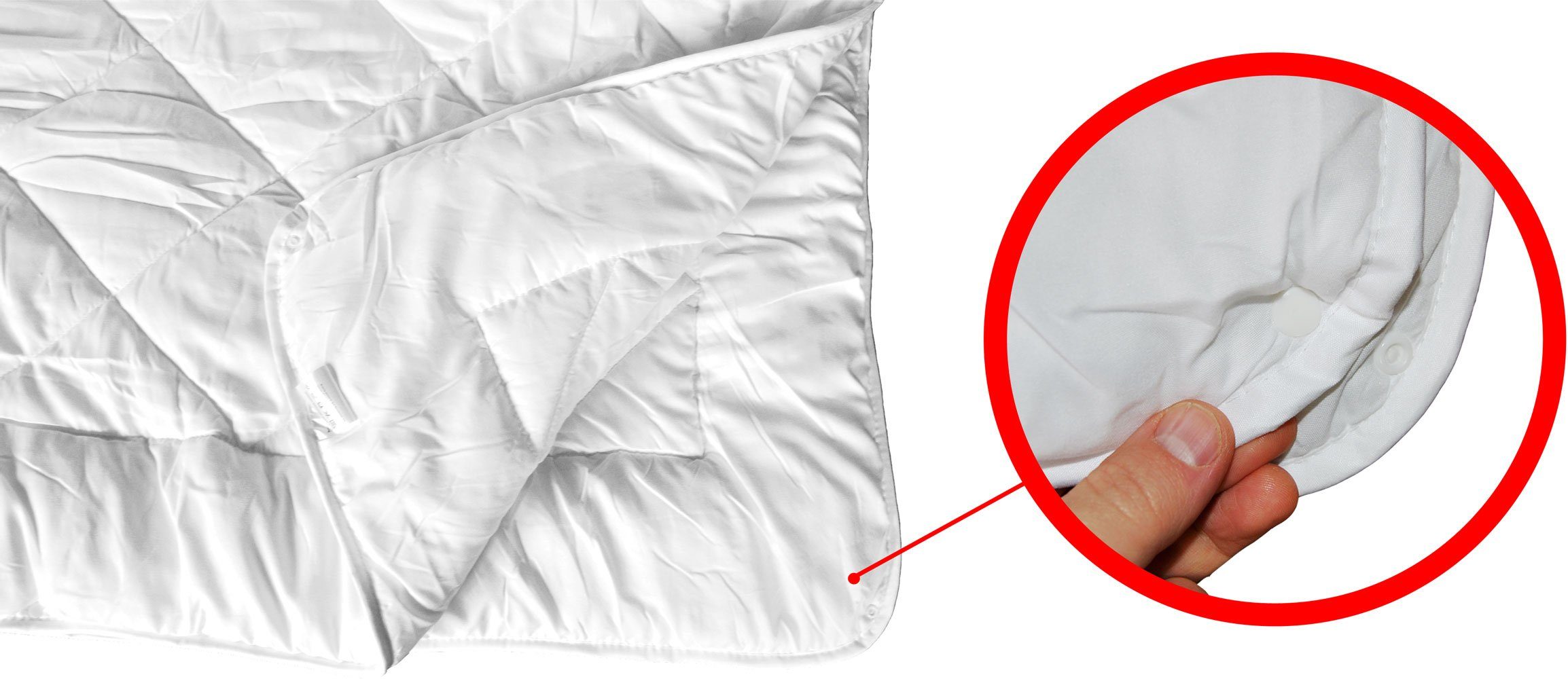 4-Jahreszeitenbett, Steppbett 4x Jahreszeiten Bettdecke Winterdecke Sommerdecke, KS-Direkt