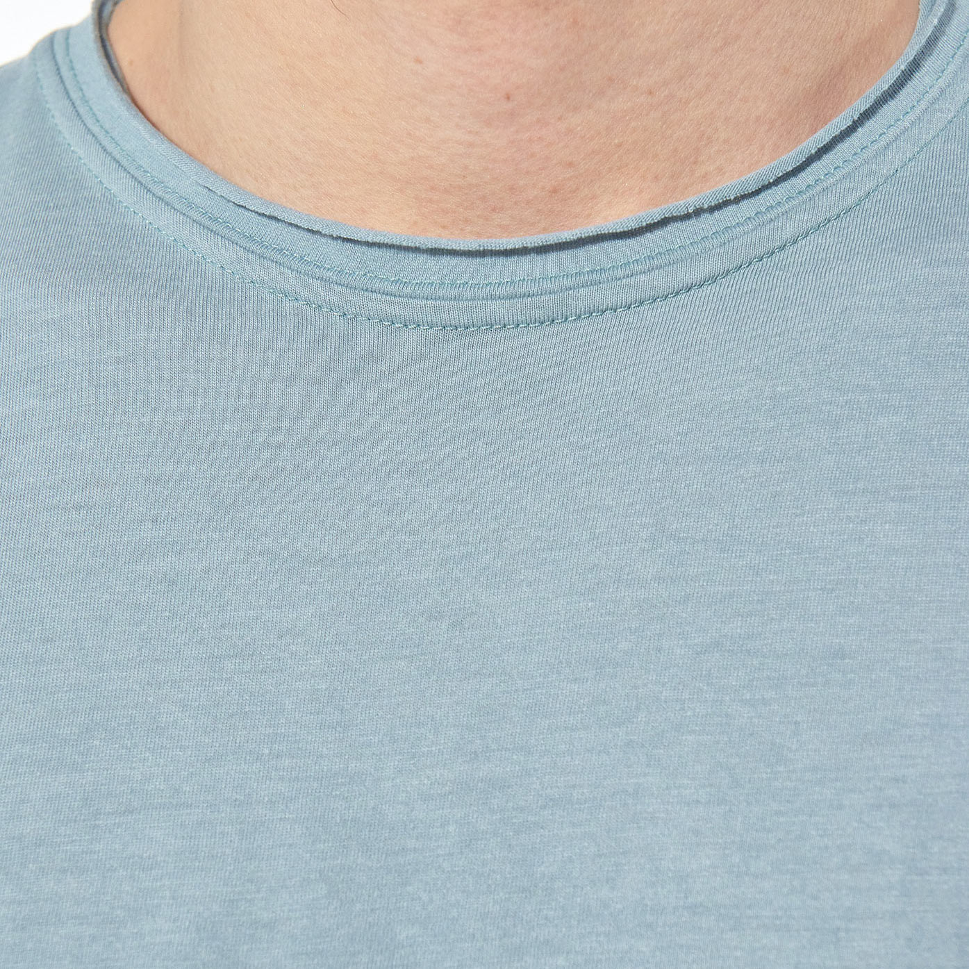 CARL   T-shirt bleu Homme