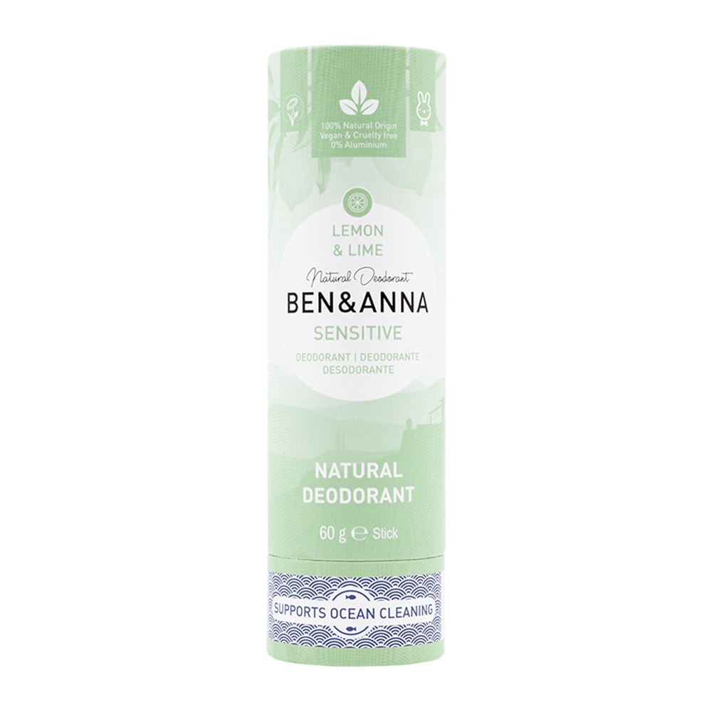 ben & anna Lemon & Lime - Peaux Sensibles Déodorant naturel en tube