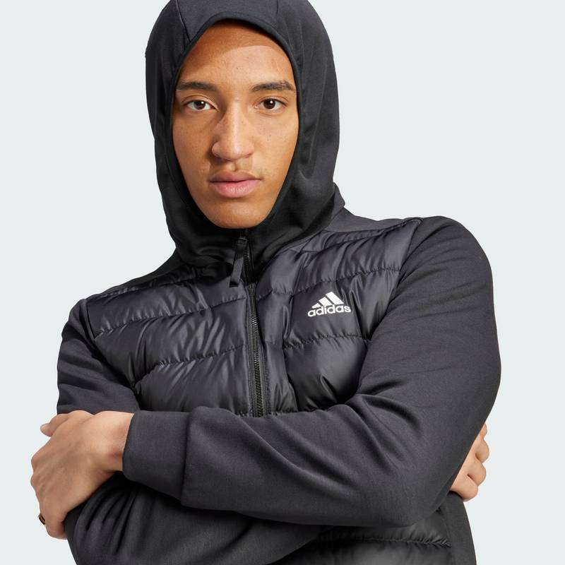 adidas Essentials Hybrid Hooded Daunenjacke Outdoorjacke Herren