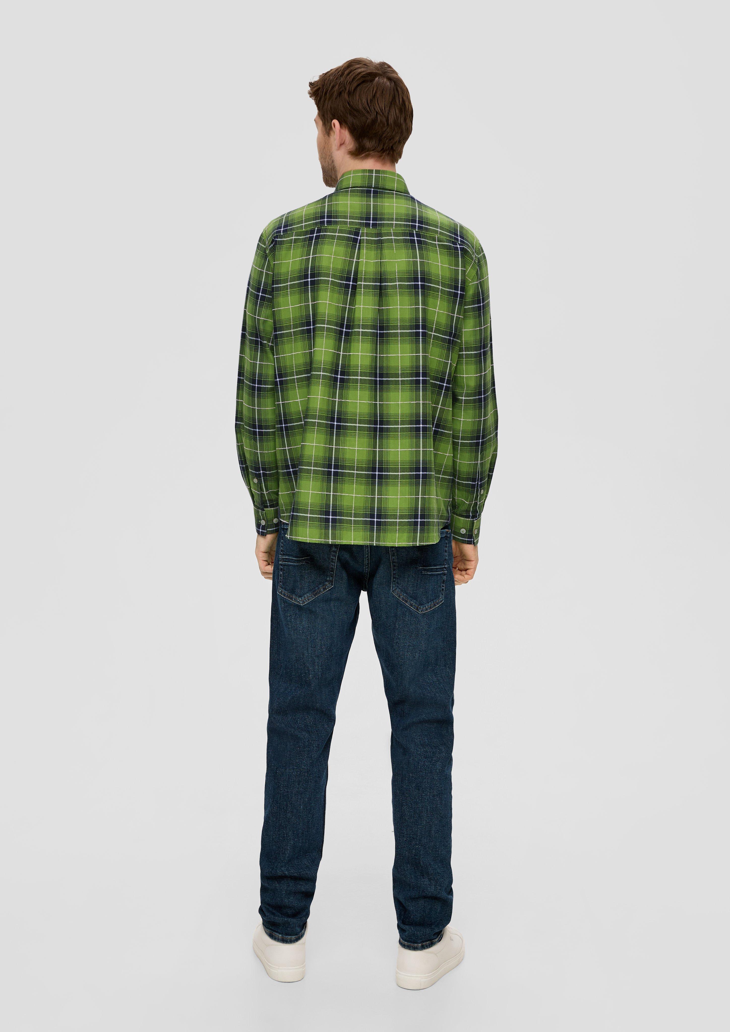 Regular: Langarmhemd mit Button-down-Kragen  2140654-74N1