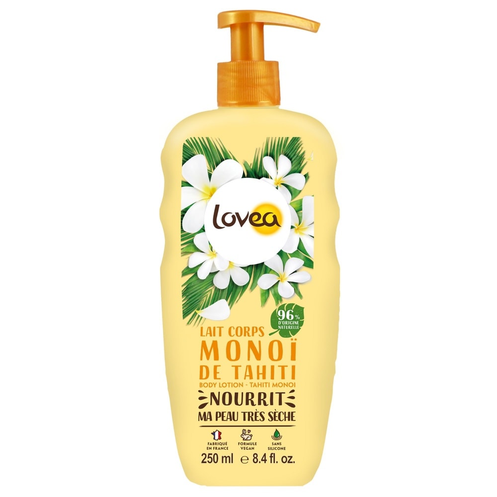 lovea Lait Corps Monoï de Tahiti Lait Corps - Peaux Très Sèches