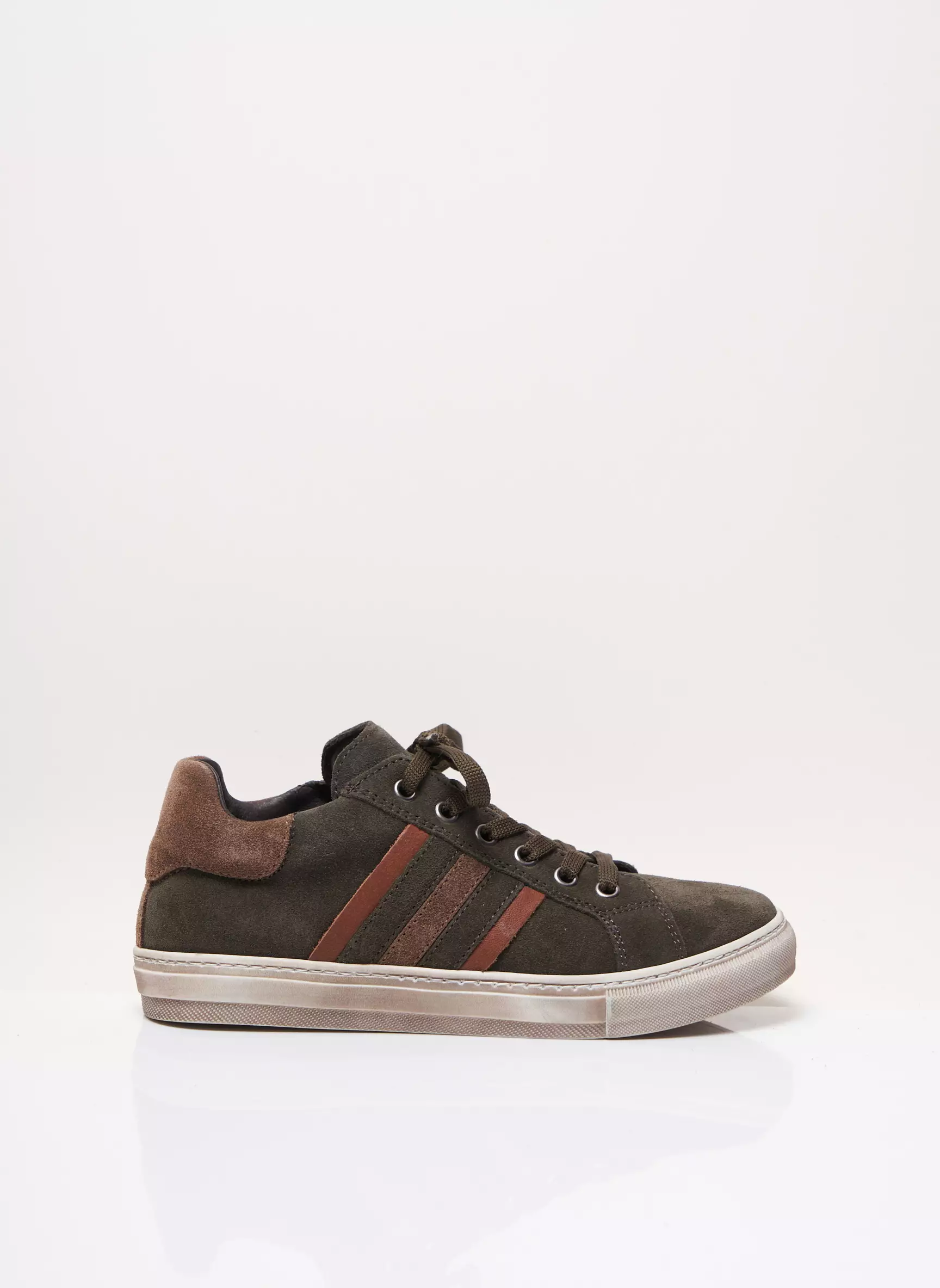 Reqins Baskets Garcon couleur vert
