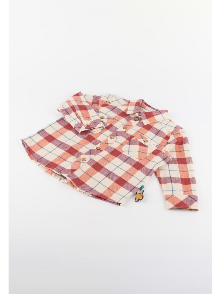 Sigikid Flanellhemd winter animals in beige günstig kaufen 122