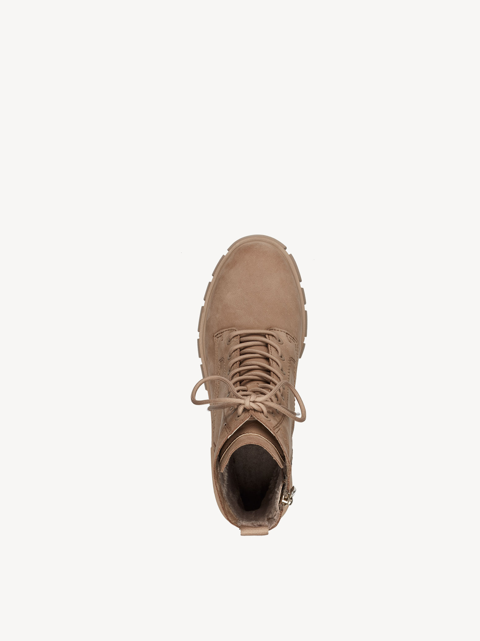 Bottine en cuir - marron